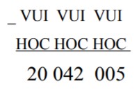 bai toan lop 4 tim so VUIHOC