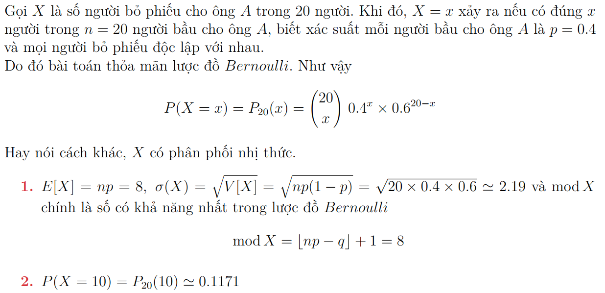 Bài tập Biến ngẫu nhiên và luật phân phối xác suất 3