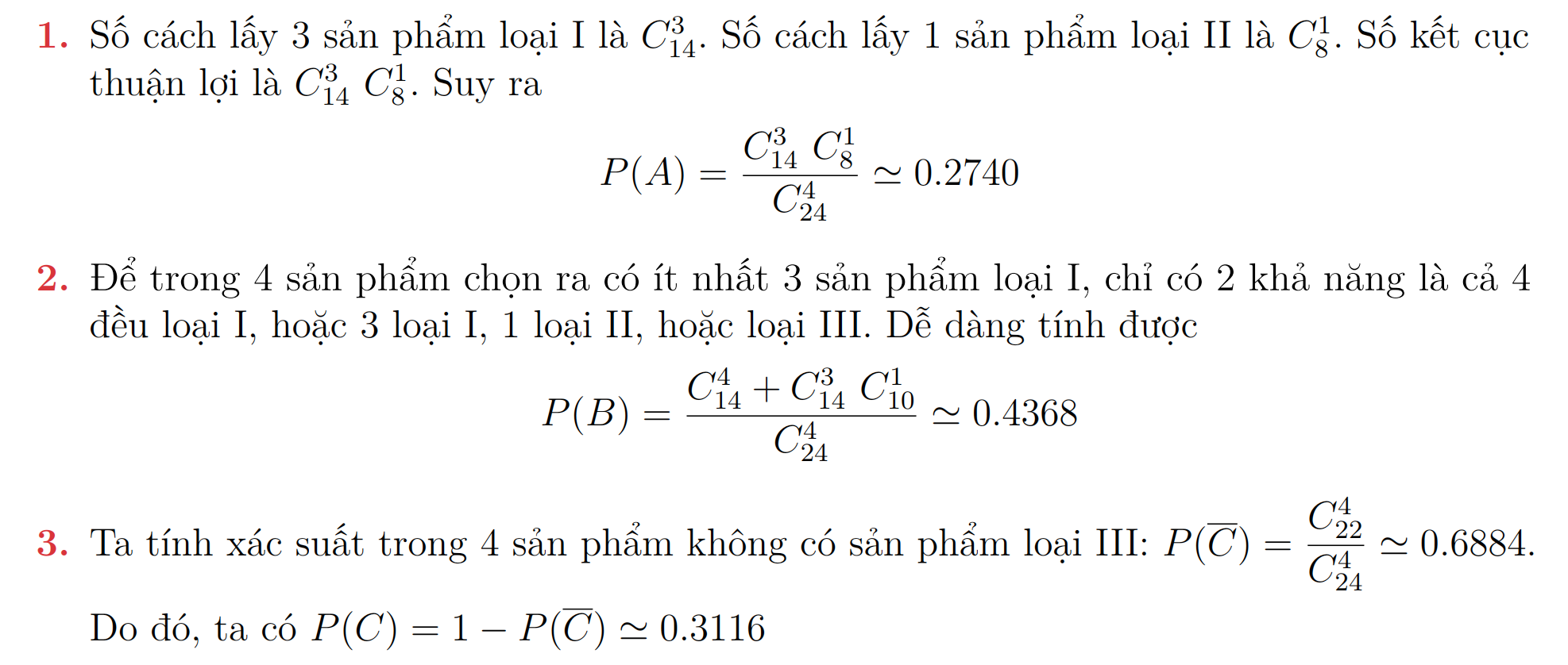 Bài tập Các sự kiện ngẫu nhiên và phép tính xác suất 2