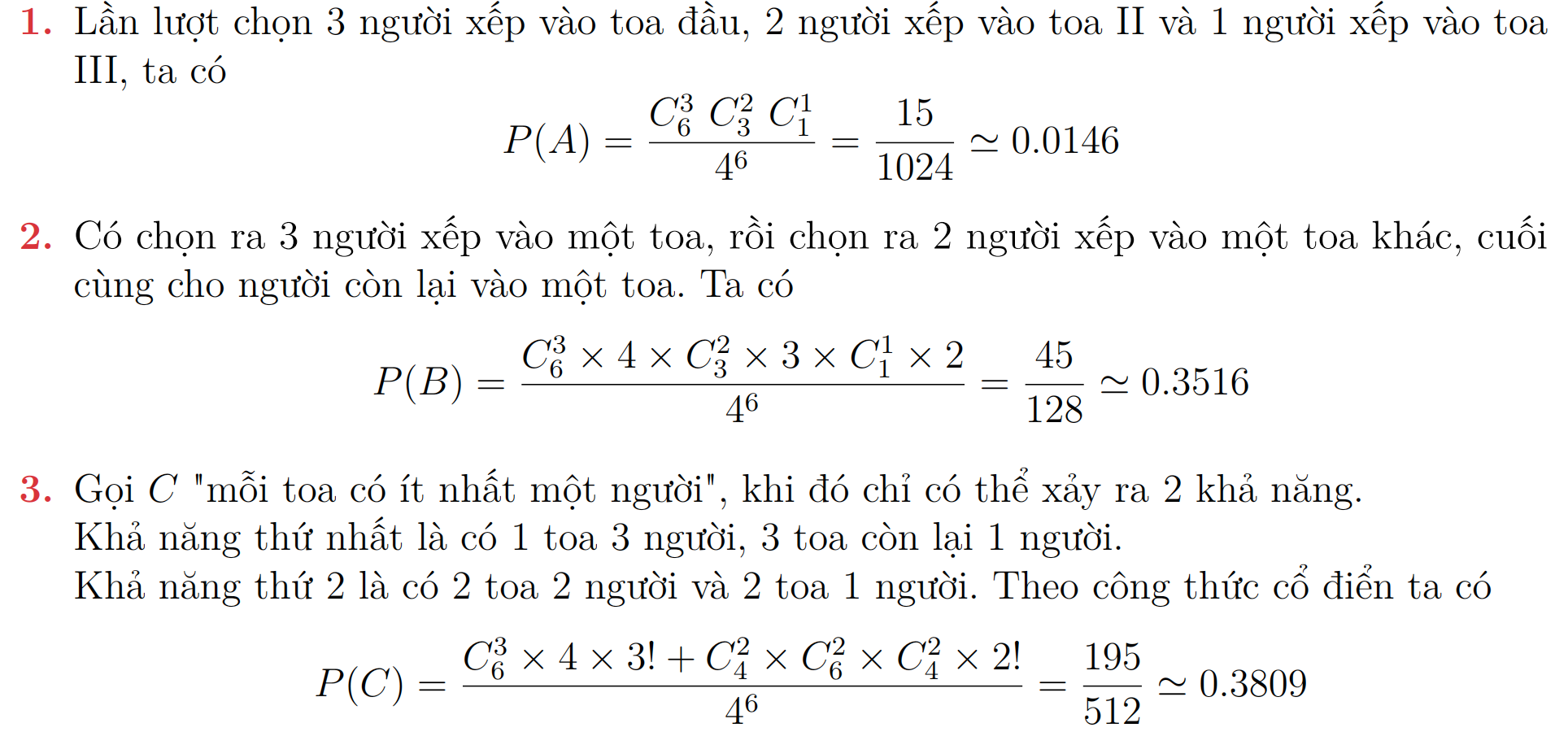 Bài tập Các sự kiện ngẫu nhiên và phép tính xác suất 5