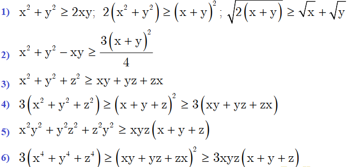 Bất đẳng thức Côsi, bdt cosi, bất đẳng thức cauchy