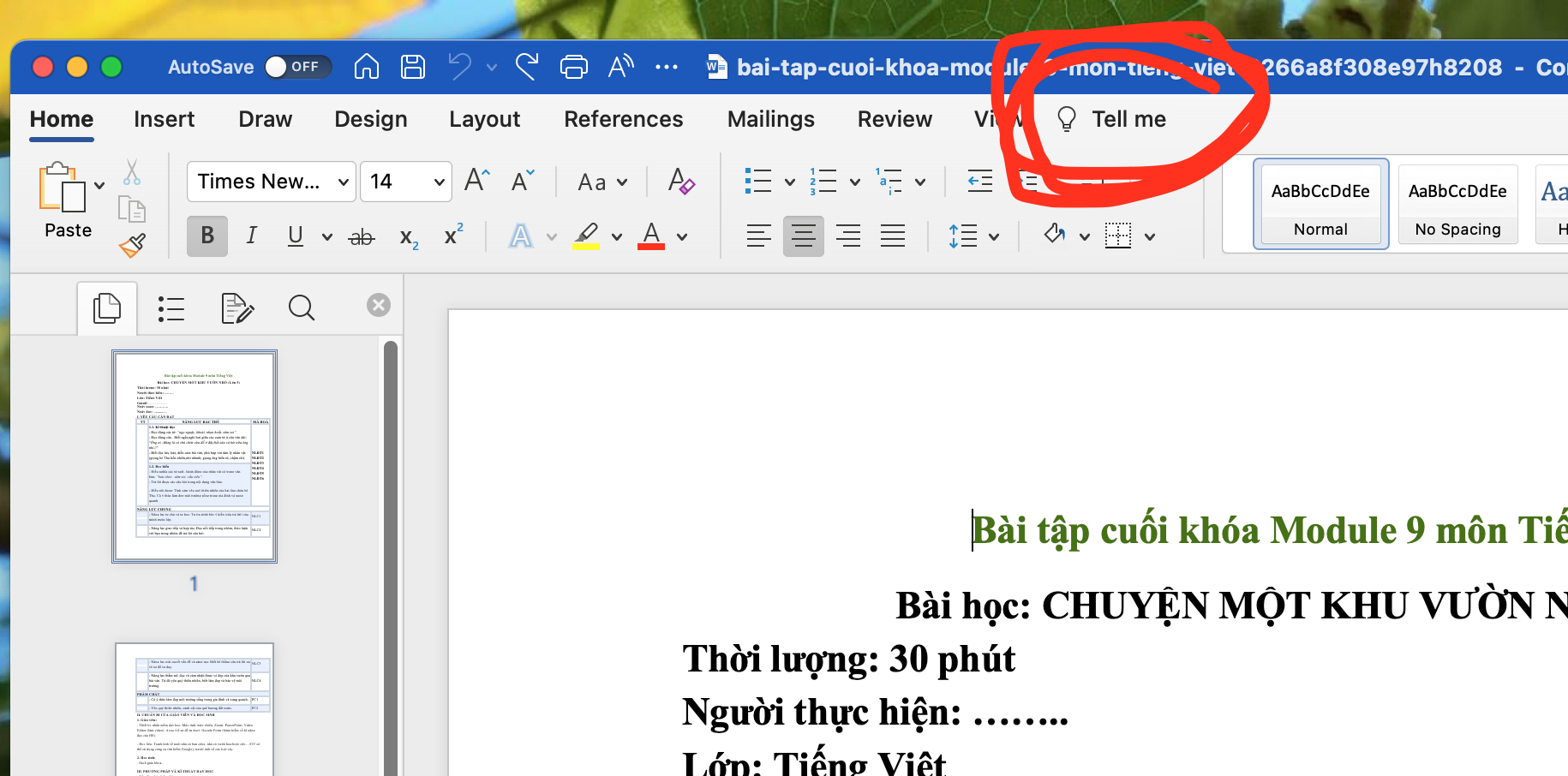 Cách dồn văn bản nằm trọn trong một trang Word 4