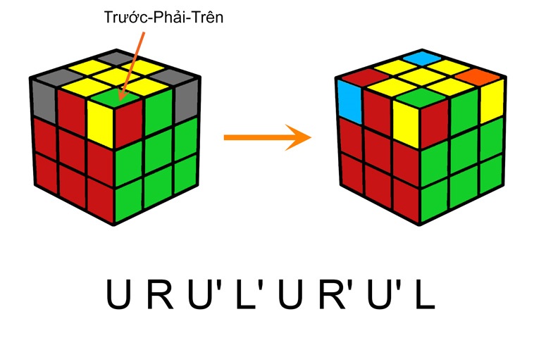 Cách giải rubik 3x3 đơn giản nhất 16