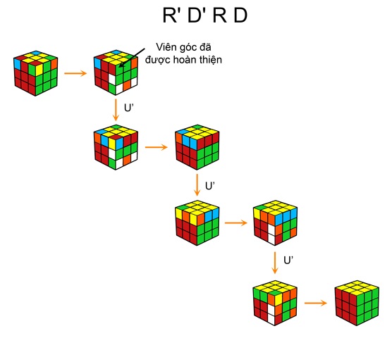 Cách giải rubik 3x3 đơn giản nhất 18
