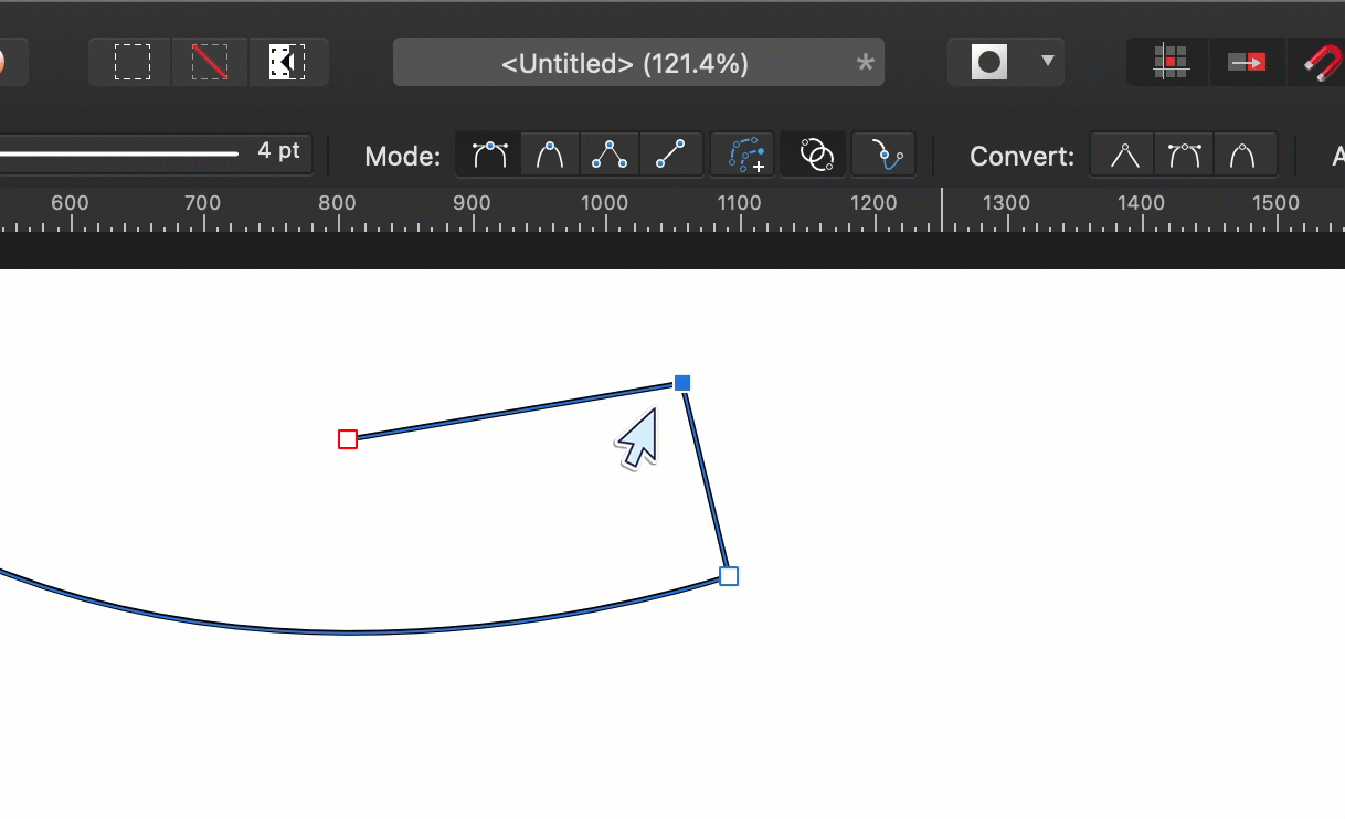 Cách sử dụng công cụ Pen Tool trong Affinity Designer 9