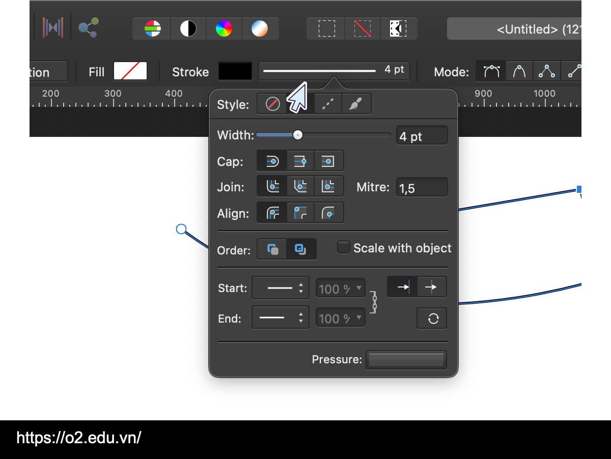 Cách sử dụng công cụ Pen Tool trong Affinity Designer 11