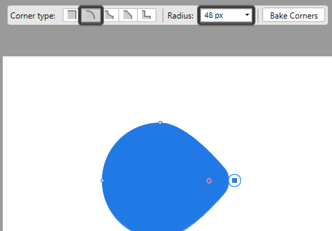Công cụ Corner Tool của Affinity Designer 2