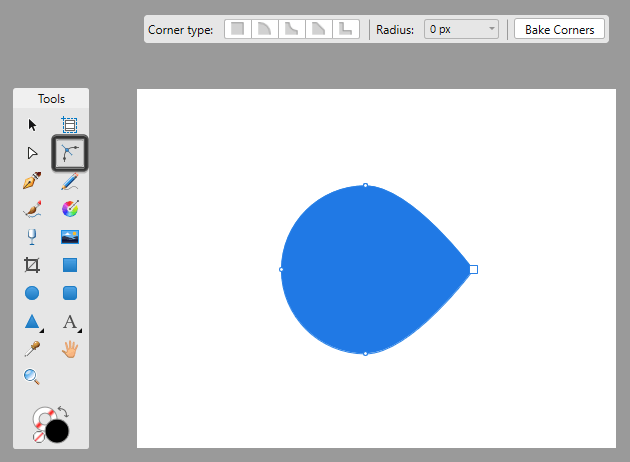 Công cụ Corner Tool của Affinity Designer 1