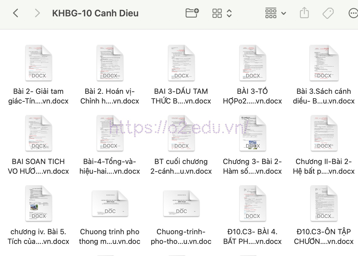Giáo án Toán 10 Cánh Diều file Word 2