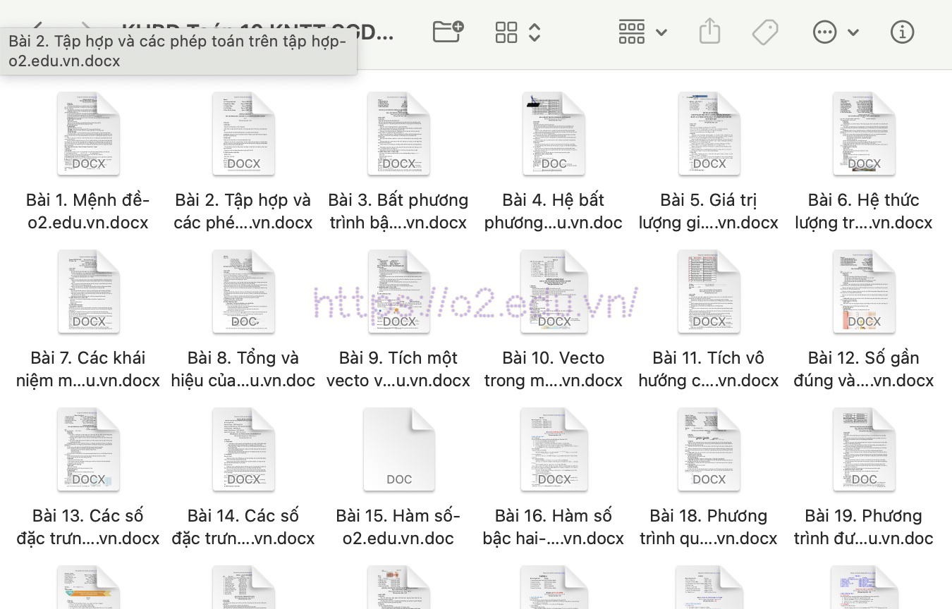 Giáo án Toán 10 Kết Nối Tri Thức
