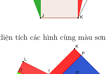 Các hình cùng màu sơn bằng nhau - Câu 1.2.4