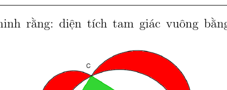 Hình trăng khuyết Hippocrates - Câu 1.2.6