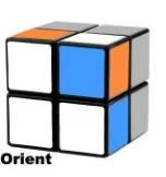 Hướng dẫn cách giải Rubik 2x2x2 9