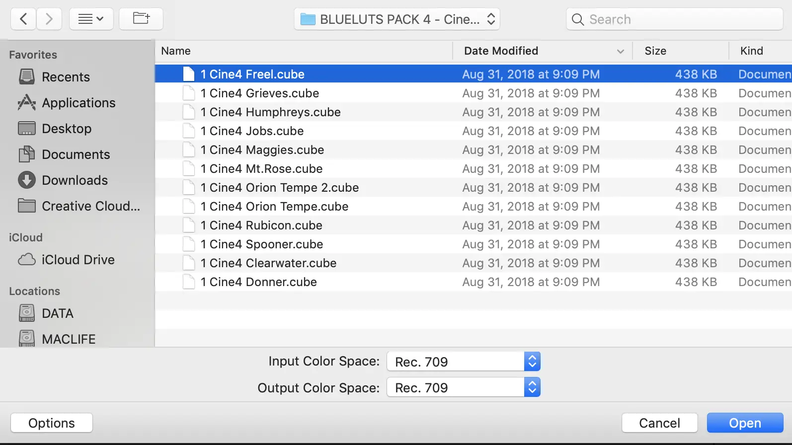 Hướng dẫn cách thêm LUT màu vào Final Cut Pro X 4