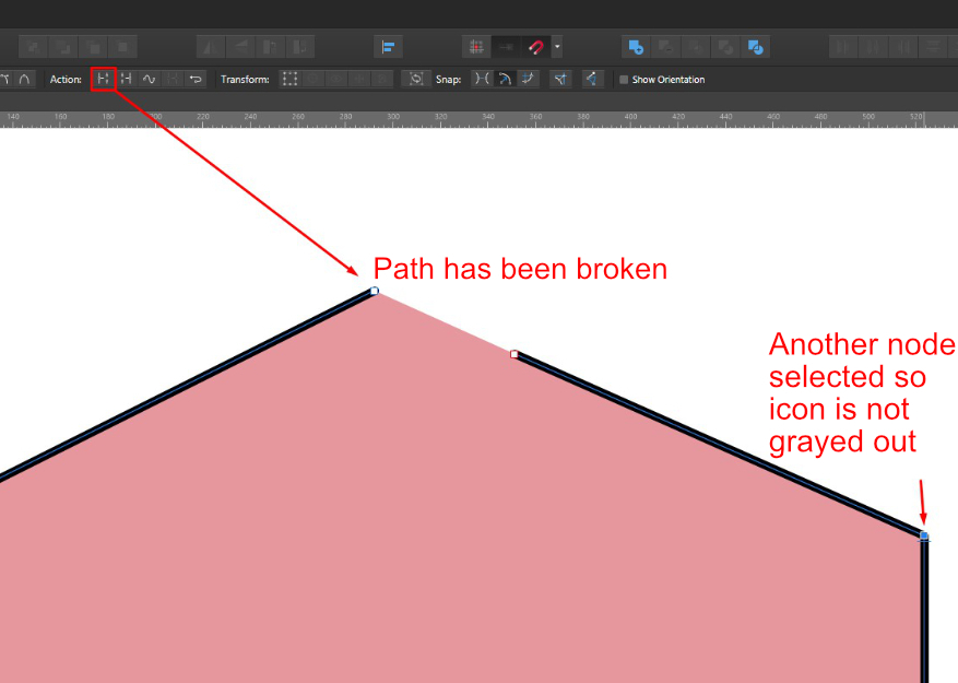 Hướng dẫn công cụ Node Tool trong Affinity Designer 11