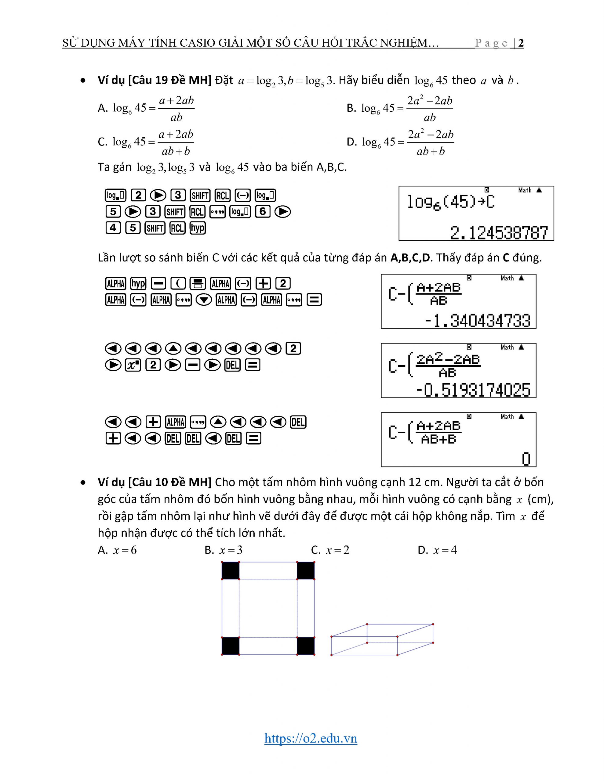 Cách sử dụng máy tính caiso