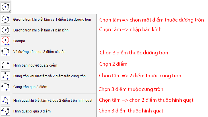 Hướng dẫn sử dụng phần mềm Geogebra 11