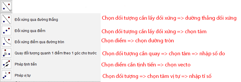 Hướng dẫn sử dụng phần mềm Geogebra 9