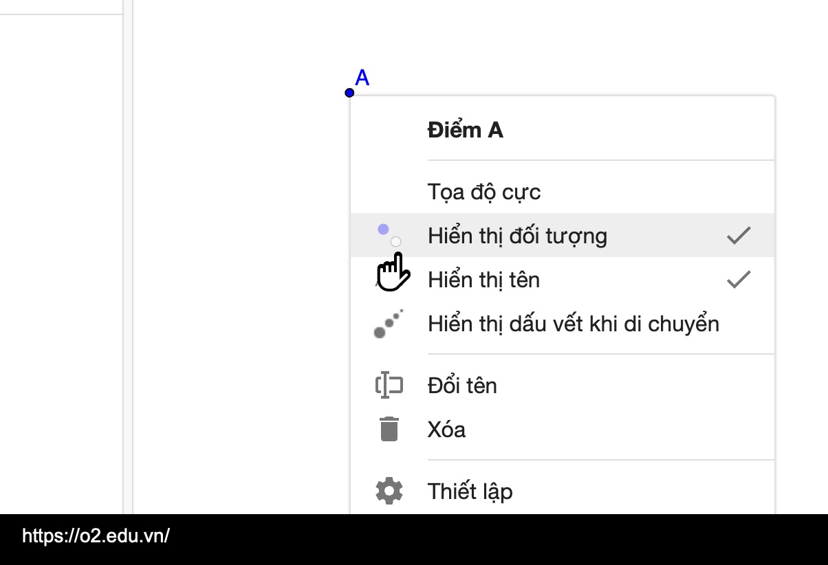 Hướng dẫn sử dụng phần mềm Geogebra 15
