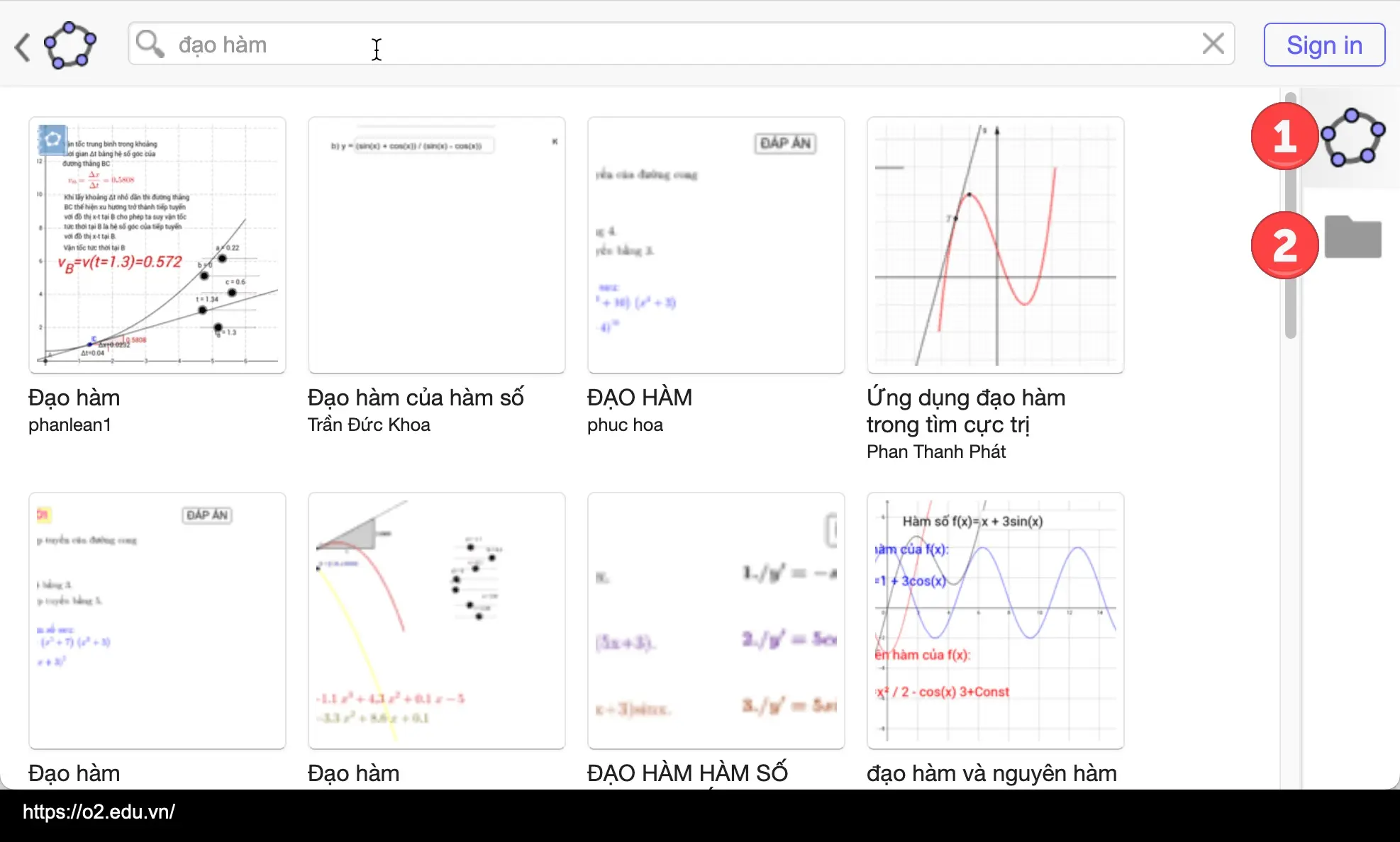 Hướng dẫn sử dụng phần mềm Geogebra 2