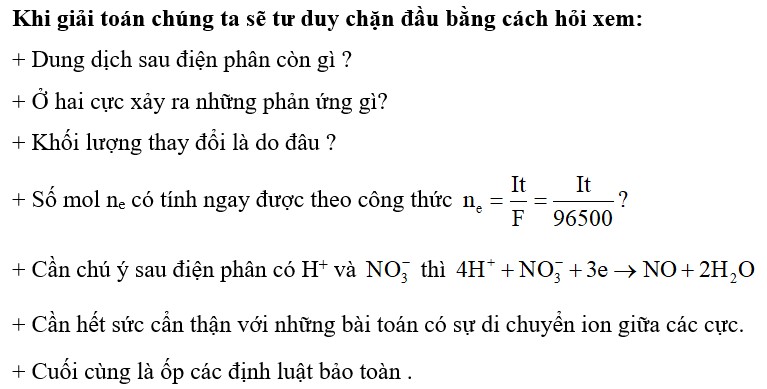 Lý thuyết và bài tập điện phân có lời giải chi tiết 2