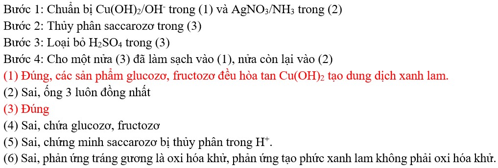 Tiến hành thí nghiệm theo các bước sau: Bước 1: Cho vào ống nghiệm 2 – 3 giọt CuSO4 5% và 1ml dung dịch NaOH 10%