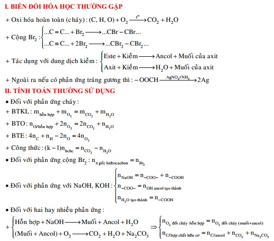 Tổng hợp bài tập hữu cơ hay và khó có lời giải chi tiết 1