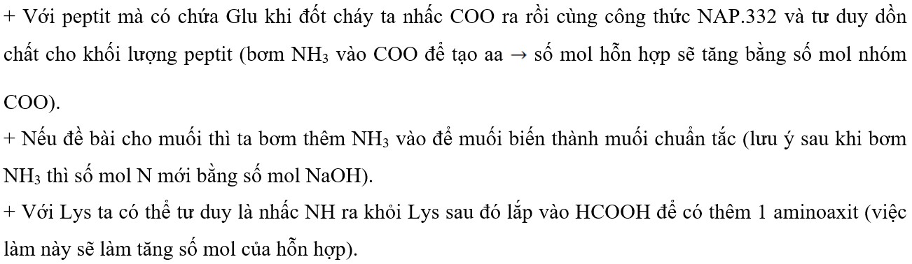 Tổng hợp kĩ thuật phương pháp giải bài tập peptit đầy đủ chi tiết 11