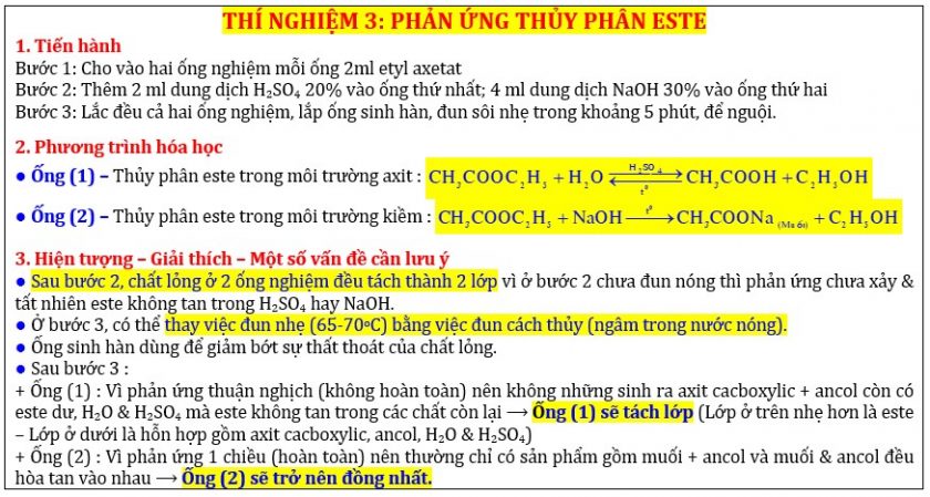 Tổng hợp thí nghiệm este chất béo hay và khó có đáp án chi tiết 4