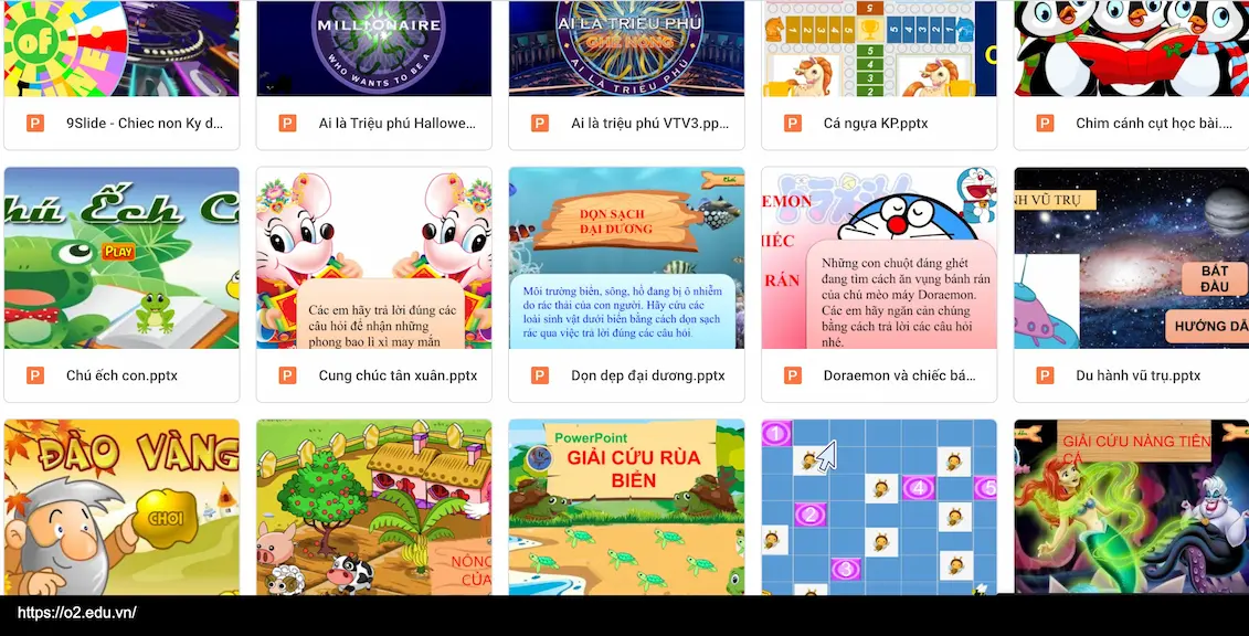 35 TRÒ CHƠI POWERPOINT CHO HỌC SINH 1